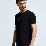 Men's Round Neck Multi reflector Logo T-Shirt