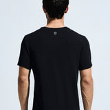 Men's Round Neck Multi reflector Logo T-Shirt