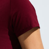 Women’s Raglan Sleeve Graphic Long Top With Curve Hem