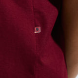 Women’s Raglan Sleeve Graphic Long Top with Curve Hem