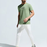 Men's Round Neck Multi reflector Logo T-Shirt