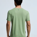 Men's Round Neck Multi reflector Logo T-Shirt