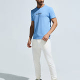 Men's Round Neck Multi reflector Logo T-Shirt