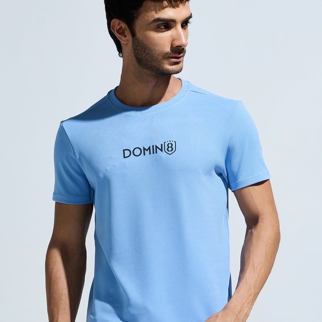 Men's Round Neck Multi reflector Logo T-Shirt