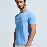Men's Round Neck Multi reflector Logo T-Shirt