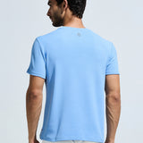 Men's Round Neck Multi reflector Logo T-Shirt