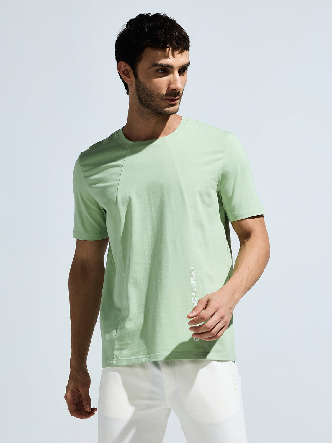 Men’s Cut & Sew T Shirt With Hd Print
