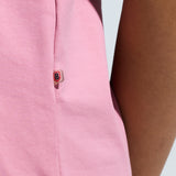 Women’s Raglan Sleeve Graphic Long Top with Curve Hem