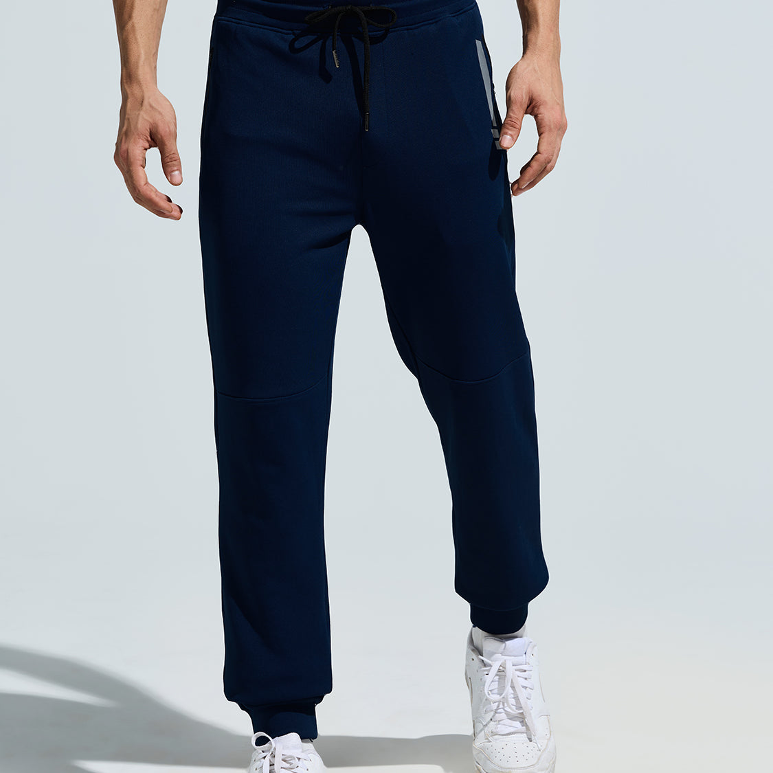 Men's Cut & Sew Zipper Pocket Jogger
