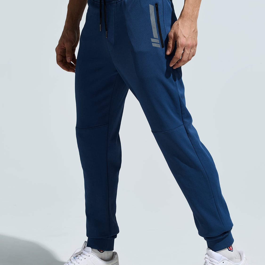 Men's Cut & Sew Zipper Pocket Jogger