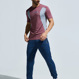 Men's Cut And Sew Hologram T-Shirt