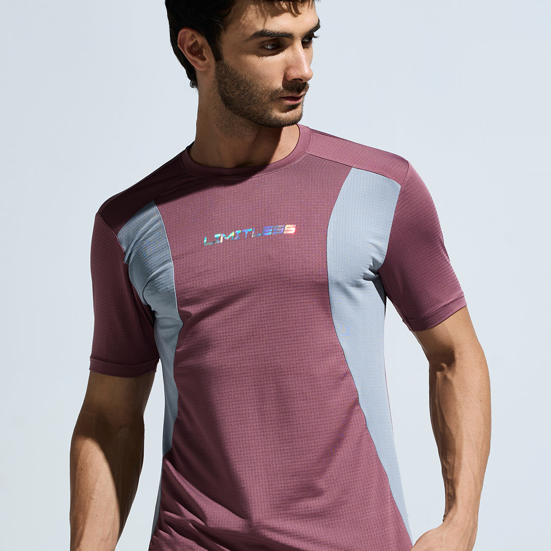 Men's Cut And Sew Hologram T-Shirt