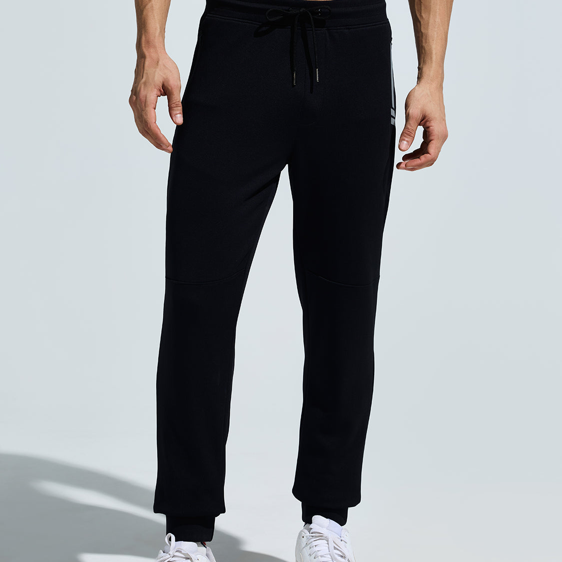 Men's Cut & Sew Zipper Pocket Jogger