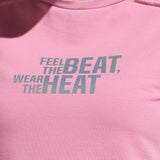 Women's  Round Neck T Shirt With Reflective Print