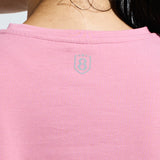 Women's  Round Neck T Shirt With Reflective Print