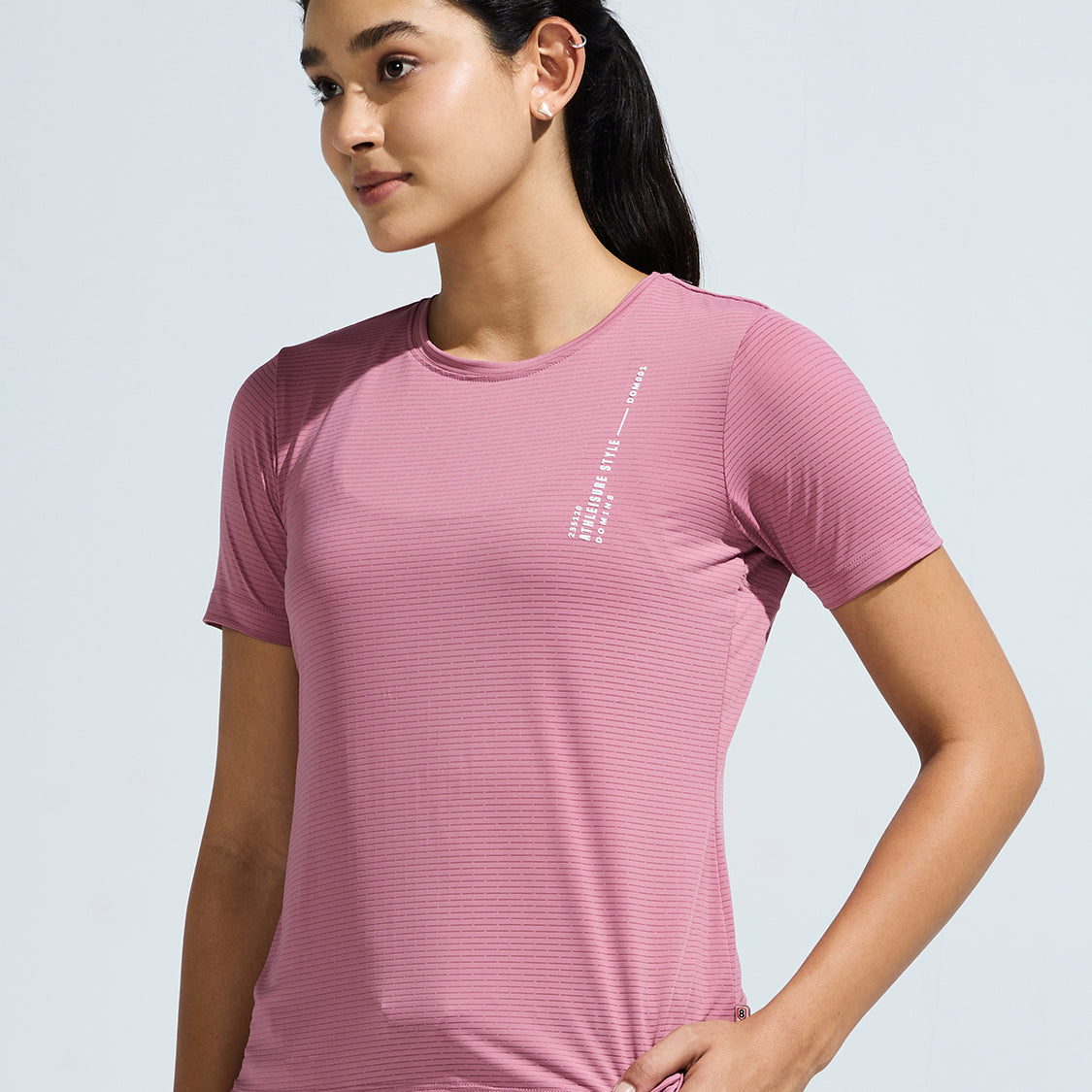 Women’s criss cross back mesh top