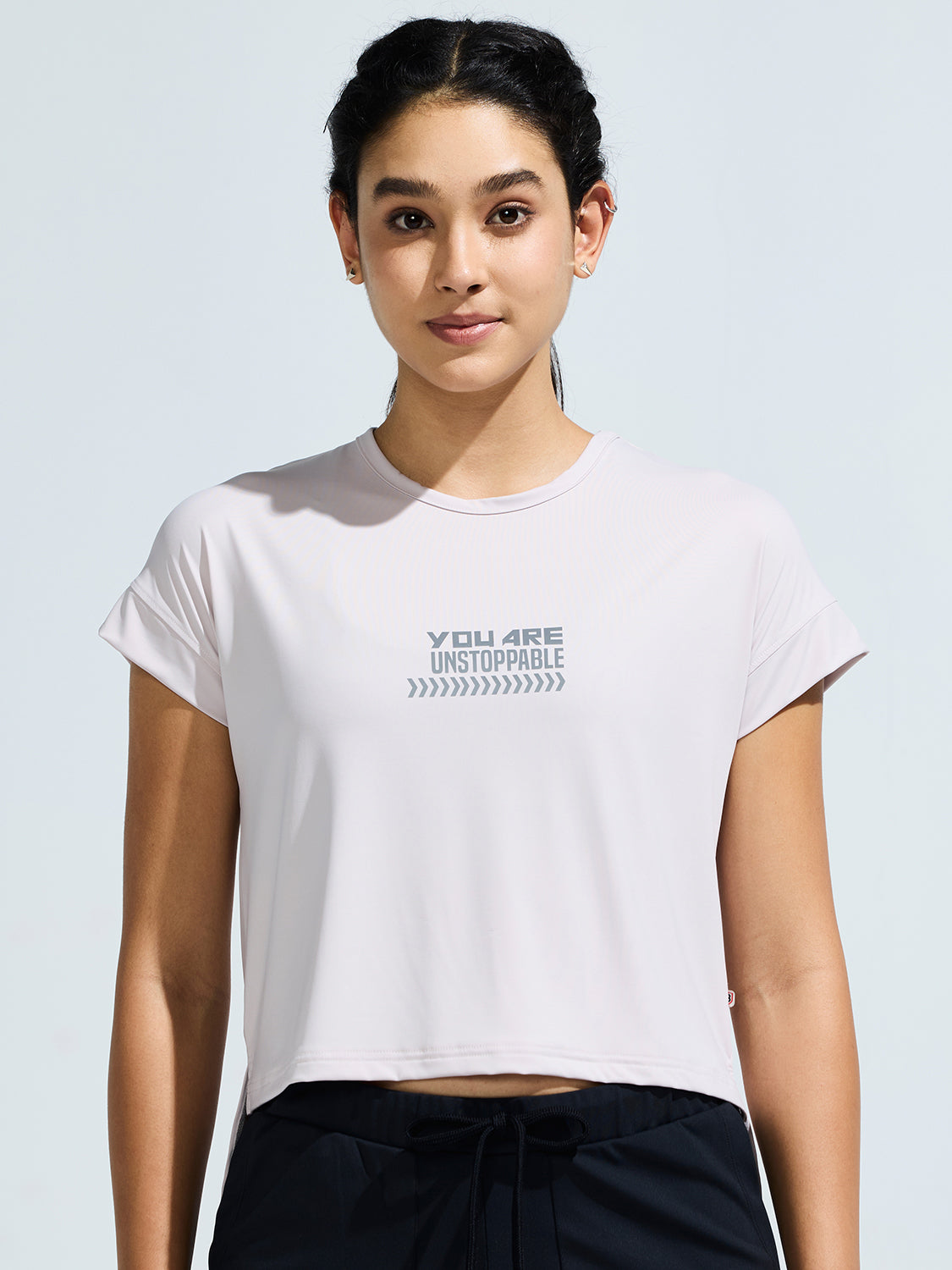 Women's High Low Graphic Print T-Shirt