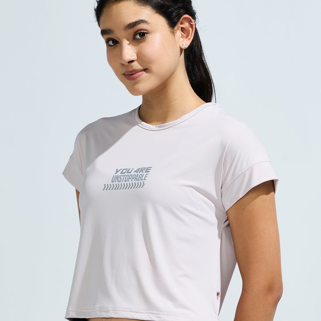 Women's High Low Graphic Print T-Shirt