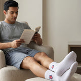 Nylon High Ankle Socks - White