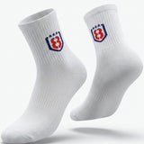Nylon High Ankle Socks - White