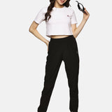 White short sleeve crop top for women – stylish and comfortable fit
