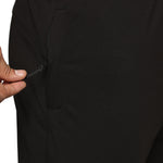 Workout-ready black track pants – soft and stretchable