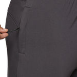 Workout-ready navy blue track pants – soft and stretchable