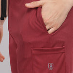 Wrinkle-resistant co-ord short set for men styled for outdoor looks