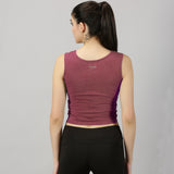 Women UPF Sun Protection Eco Friendly Yoga Sleeveless Cross Crop Top