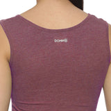 Women UPF Sun Protection Eco Friendly Yoga Sleeveless Cross Crop Top