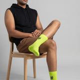 Nylon High Ankle Socks  - Neon