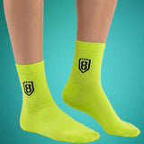 Nylon High Ankle Socks  - Neon