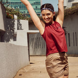 Women's Solid Detachable Track pants with Elasticated Drawstring waist & Zipper Pockets.