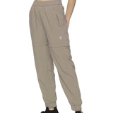 Women's Solid Detachable Track pants with Zipper Pockets