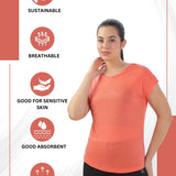 Women's Ultra Soft And Hypoallergenic Tencel Polyester T-shirts