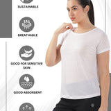 Women's Ultra Soft And Hypoallergenic Tencel Polyester T-shirts