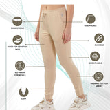 Women Organic Cotton Joggers Pant With Side Pockets and Adjustable Waist