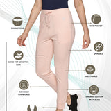 Women Joggers pant With Side Pockets and Drawstring waist Adjustable