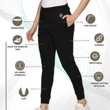 Women Joggers pant With Side Pockets and Drawstring waist Adjustable