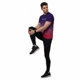 Men's digital print Training Quick dry T-shirt