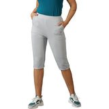 Women's Regular Fit Capri With Elasticated Waist & Side Pockets