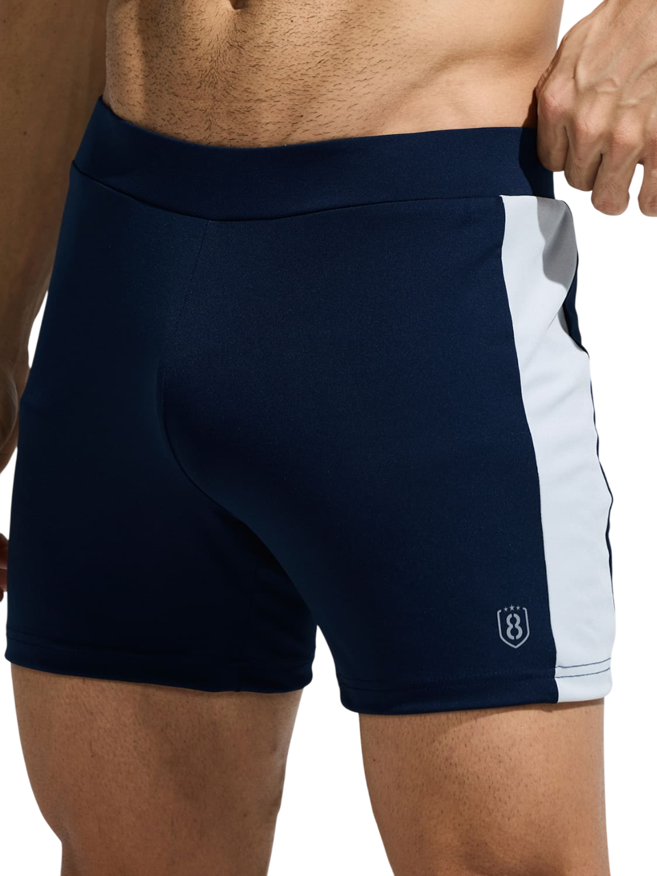 Men's Stretchable Swim Tight Shorts with Elasticated Waist Band
