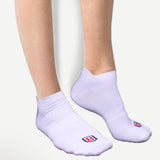 Nylon Low Ankle Socks With Rubber Grip Set - White