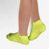 Nylon Low Ankle Socks With Rubber Grip  - Black