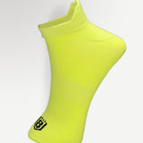 Nylon Low Ankle Socks With Rubber Grip Set - Neon