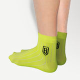 Nylon High Ankle Socks Set- Neon