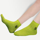 Nylon High Ankle Socks Set- Neon