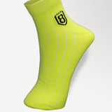 Nylon High Ankle Socks Set- Neon