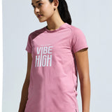 Women’s Raglan Sleeve Graphic Long Top With Curve Hem