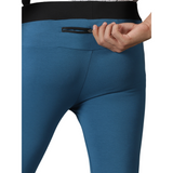 Men Tights with Elasticated waist & back Zipper pocket.